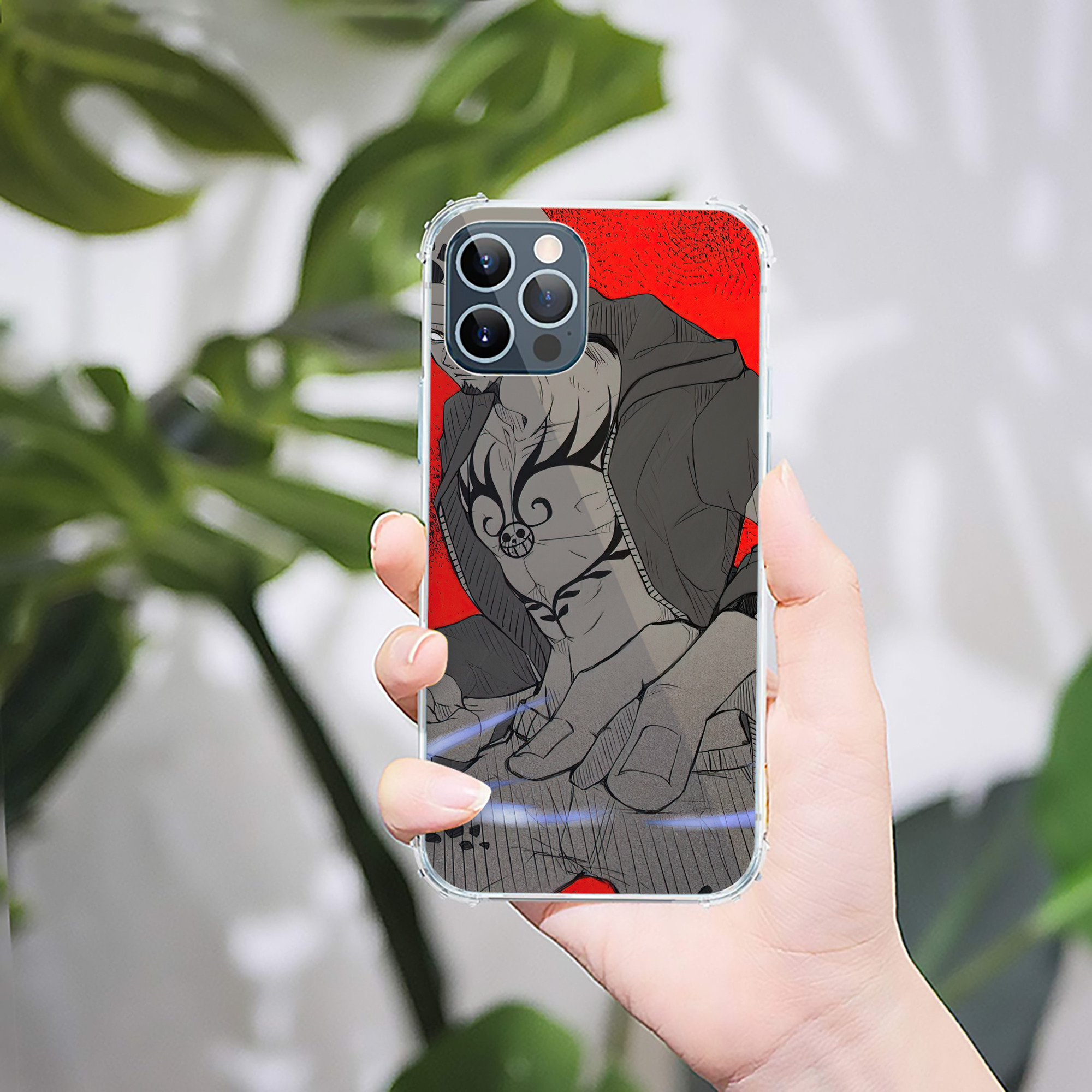 （画像用） ワンピース ONE PIECE 【iPhone 12シリーズ対応】透明スマホケース（クリアソフトケース）